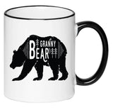 Granny Bear Cute Farmhouse Mug Coffee Cup, Gift for Her, Farmhouse Decor, Gift for Women, Hot Chocolate, 11 Ounce Ceramic Mug