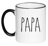 Papa Farmhouse Coffee Cup Farmhouse Decor, New Parents Gift, 11 Ounce Ceramic Mug