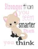 Kittens Cat Nursery Decor Set of 4 Unframed Prints Promise Me You will Always Remember You are Braver, Stronger, Smarter, and Loved