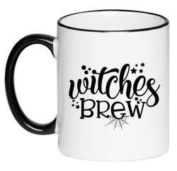 Witches Brew Funny Humorous Adult Halloween Coffee Cup, 11 Ounce Ceramic Mug