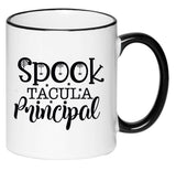 Spooktacula Principal Funny Humorous Halloween Coffee Cup, 11 Ounce Ceramic Mug