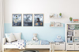 You Are Magic Wizard Magic Nursery Decor Set of 3 Wall Art Prints Neutral, Wizardry Kid's Room Décor