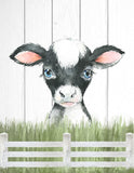 Rustic Farm Watercolor Nursery Decor Set of 3 Unframed Farmhouse Prints Cow, Goat, Barn, Shiplap