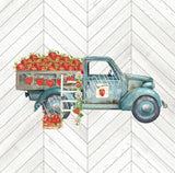 Instant Download Fresh Strawberries Rustic Farmhouse Strawberry Truck PNG Digital File for Sublimation Designs
