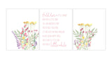 Hold Her a Little Longer Nursery Decor for a Baby Girl Room Nursery Quote Pink Wildflower Nursery Wall Art Set of 3 Unframed Prints