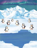 Watercolor Puffin Polar Arctic Animal Nursery Unframed Print