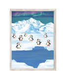 Watercolor Puffin Polar Arctic Animal Nursery Unframed Print