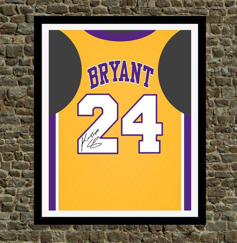 signed lakers jersey