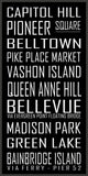 Seattle Subway Sign Print - Available in Multiple Sizes
