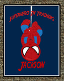 Personalized Superhero Nursery - Spiderman - Superhero In Training Wall Art Decor