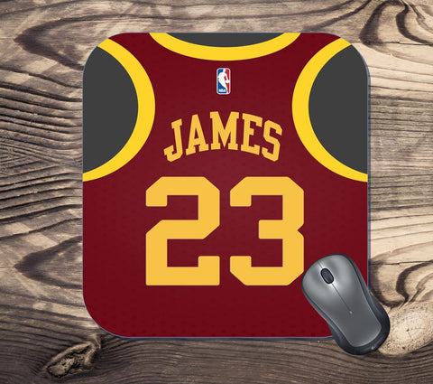 Cleveland Cavaliers James Jersey Mouse Pad