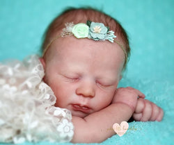 Realborn® Alexa Sleeping 19" Unpainted Reborn Doll Kit