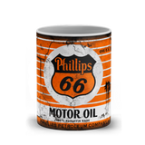 Phillips 66 Motor Oil Vintage Distressed Retro Cool Mug