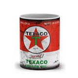 Texaco Motor Oil Vintage Distressed Retro Cool Mug