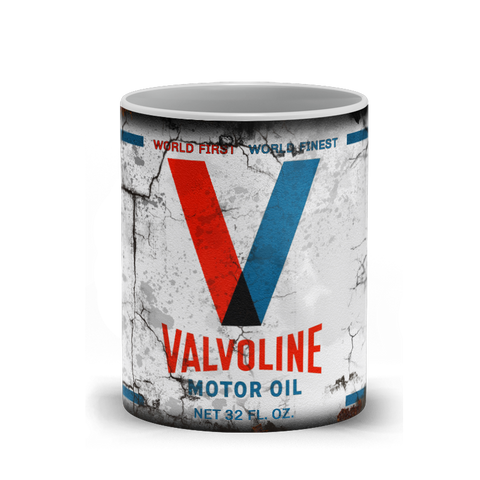 Valvoline Motor Oil Vintage Distressed Retro Cool Mug