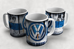 VW Volkswagen Vintage Distressed Retro Cool Mug